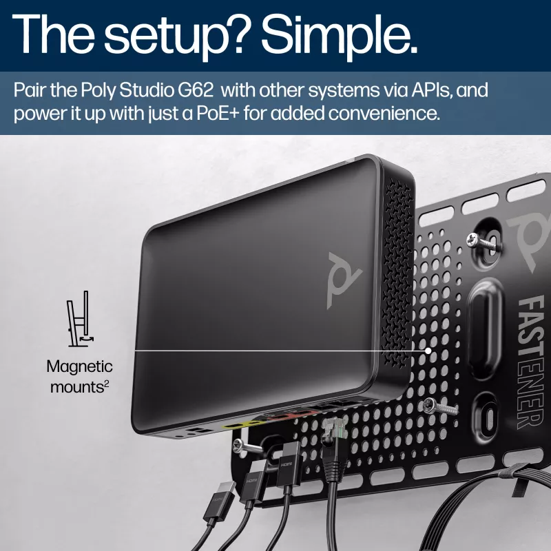 HP Poly Studio G62 videokonferenčný systém s montážnou sadou