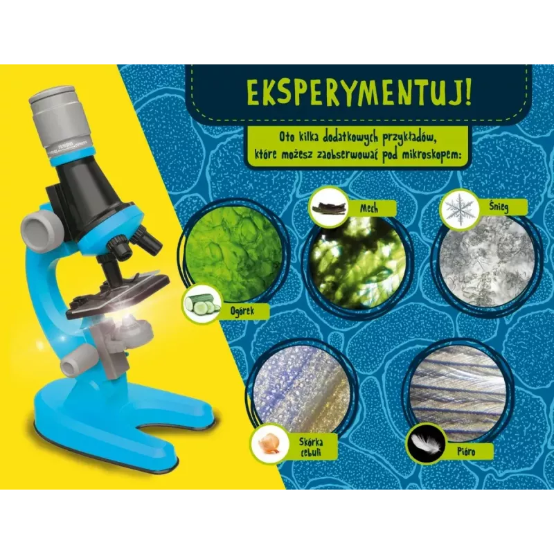 Pedagogický mikroskop Liscianigiochi Im A Genius 304-PL97388 — optická detská sada s priblížením na učenie