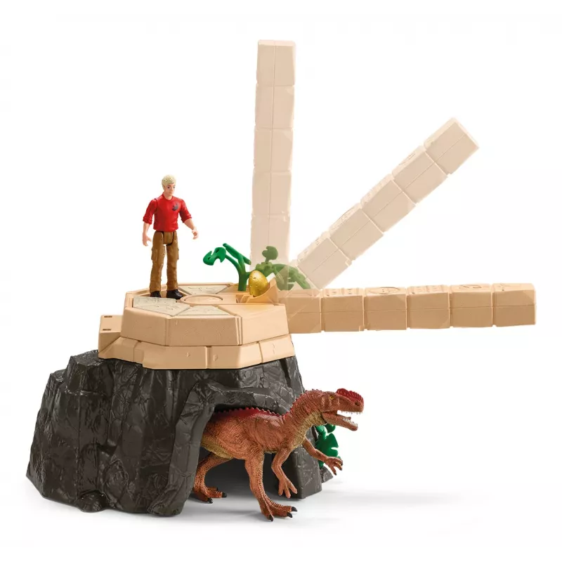 Akcia/Dobrodružstvo Schleich Dobytie dinosaurovho chrámu Mega set viacfarebný