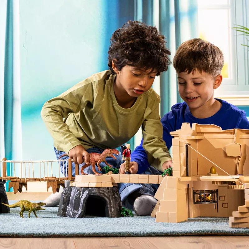 Akcia/Dobrodružstvo Schleich Dobytie dinosaurovho chrámu Mega set viacfarebný