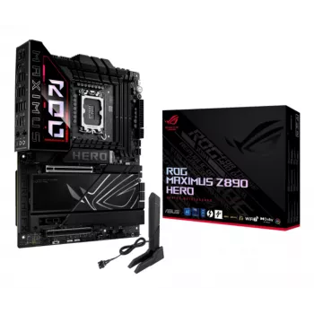 Základná doska ASUS ROG MAXIMUS Z890 HERO — Intel Z890, LGA 1851, ATX, DDR5, 4 DIMM, 6x M.2, Wi‑Fi 7, 2,5Gb LAN