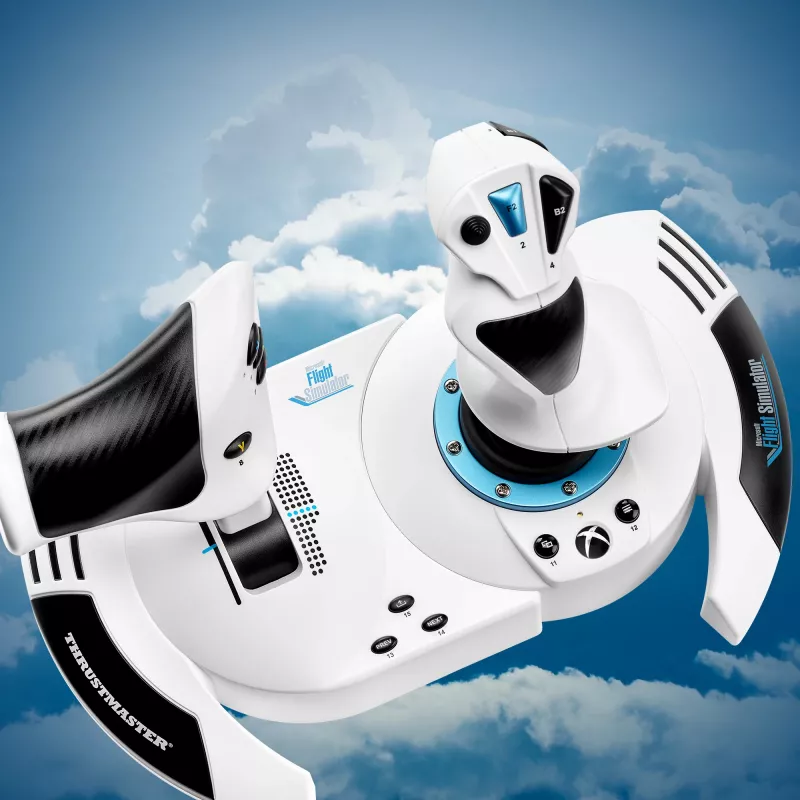 Joystick Thrustmaster T.Flight Hotas One Microsoft Flight Simulator Edition USB čierna biela