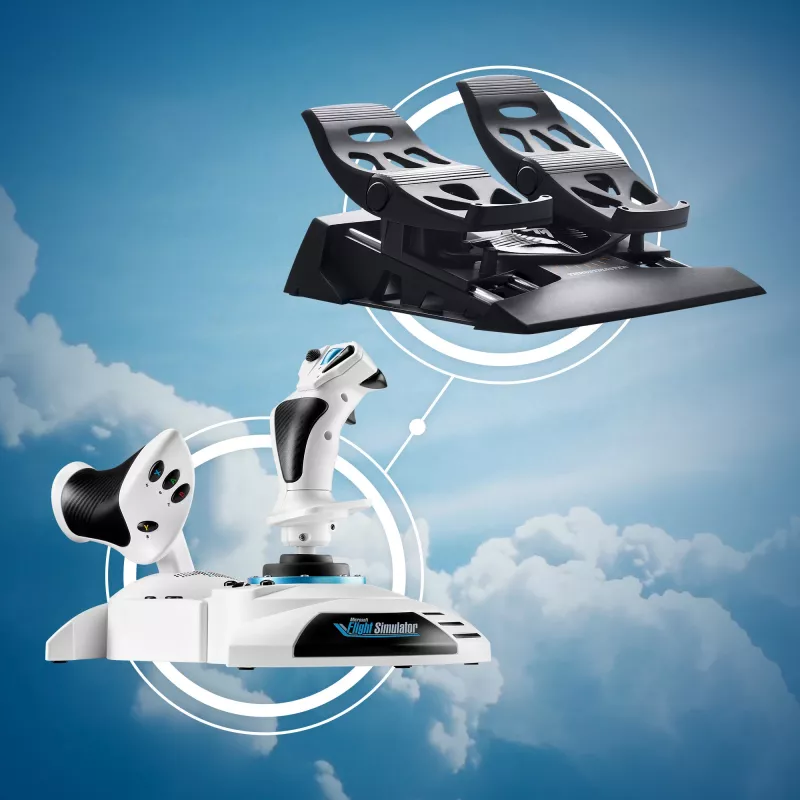 Joystick Thrustmaster T.Flight Hotas One Microsoft Flight Simulator Edition USB čierna biela