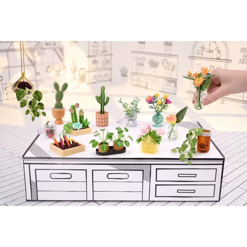 Miniverse - Make It Mini Botanicals, 8 rokov, viacfarebné, plast
