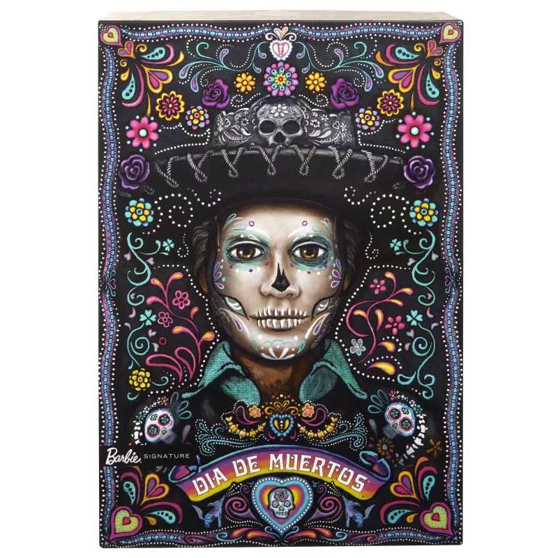 Módna bábika Mattel Barbie Ken Dia de Muertos viacfarebná 3+