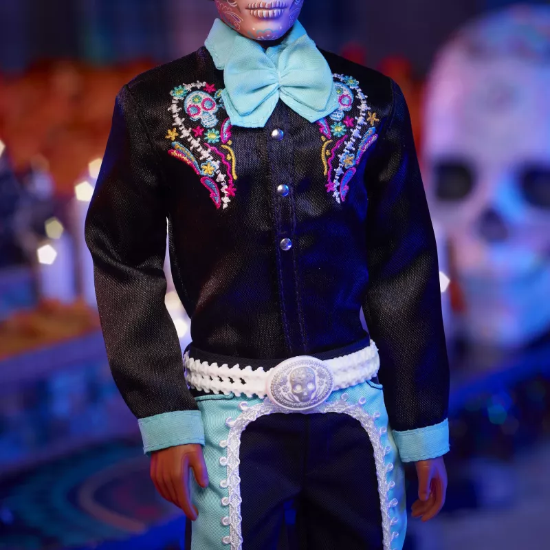 Módna bábika Mattel Barbie Ken Dia de Muertos viacfarebná 3+