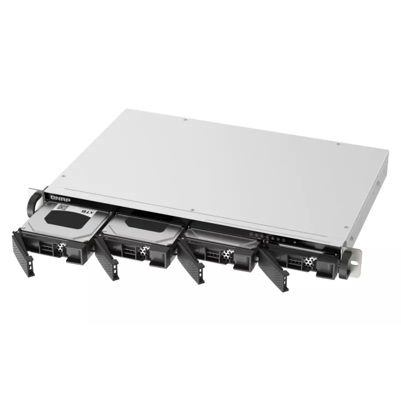 QNAP TS-433eU NAS Rack (1U) Cortex-A Cortex-A55 4 GB 0 TB QNAP Turbo System čierny