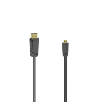 Hama 00205016 HDMI kábel 1,5 m HDMI Type-A (štandard) HDMI Type-D (Micro) čierny