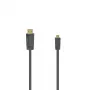 Hama 00205016 HDMI kábel 1,5 m HDMI Type-A (štandard) HDMI Type-D (Micro) čierny