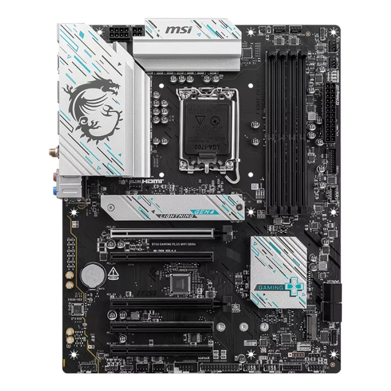 MSI B760 GAMING PLUS WIFI DDR4 základná doska Intel B760 LGA 1700 ATX