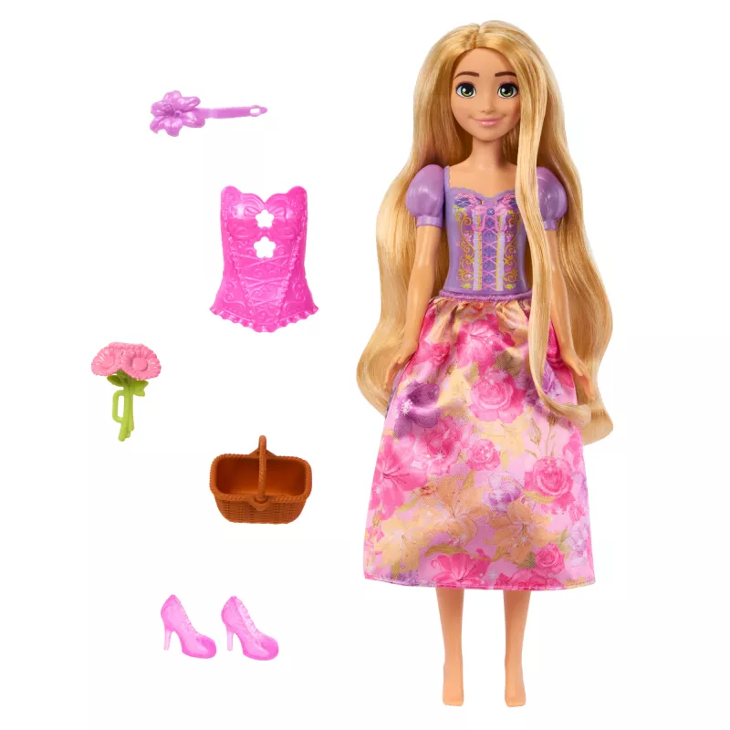 Mattel Disney Princess HTV86 Rapunzel set módnej bábiky