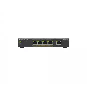 NETGEAR GS305Pv3 neupravovaný Gigabit Ethernet (10/100/1000) Power over Ethernet (PoE) čierny