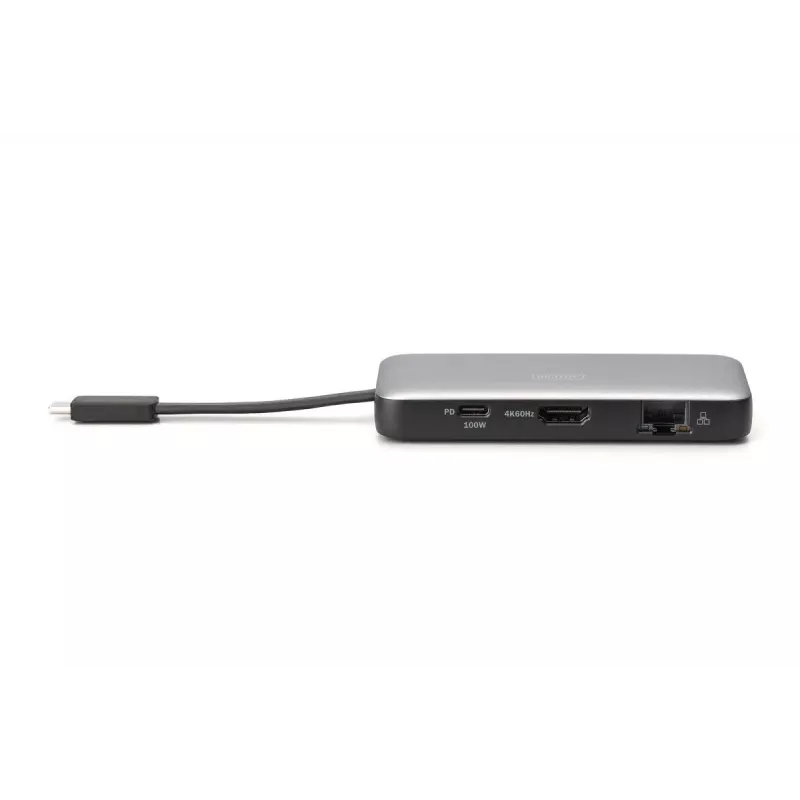DIGITUS USB-C cestovná dokovacia stanica, 7-portová - HDMI / 2x USB-A 3.2 Gen 1 / GbE / SD / MicroSD - 100W USB-C Power Delivery