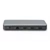 DIGITUS USB-C dokovacia stanica, 11-násobná - 2x HDMI / DP / 2x USB-A 3.2 Gen 2 / USB-C 3.2 Gen 2 / GbE / SD / MicroSD / DC konektor samica - max. 150 Watt / 3,5 mm