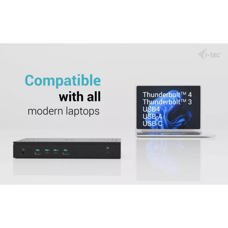 i-tec univerzálna 5x 4K/60Hz dokovacia stanica + Power Delivery 100W