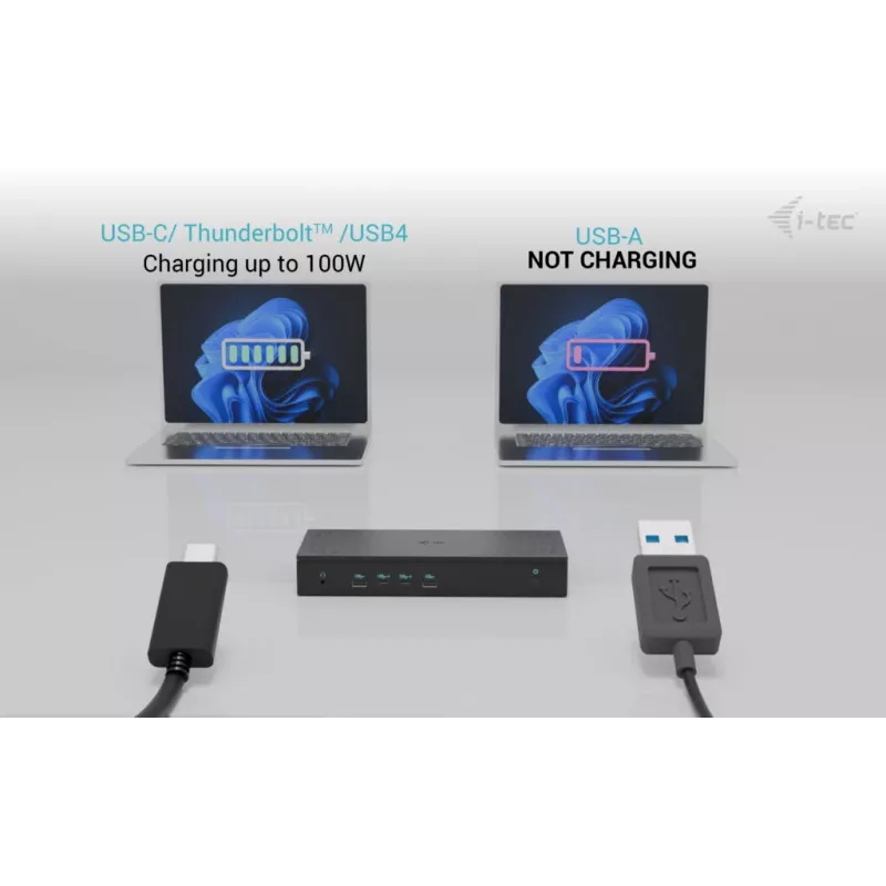 i-tec univerzálna 5x 4K/60Hz dokovacia stanica + Power Delivery 100W