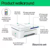 HP DeskJet 4230e bezdrôtová multifunkčná farebná tlačiareň, Instant Ink; kopírovanie, skenovanie