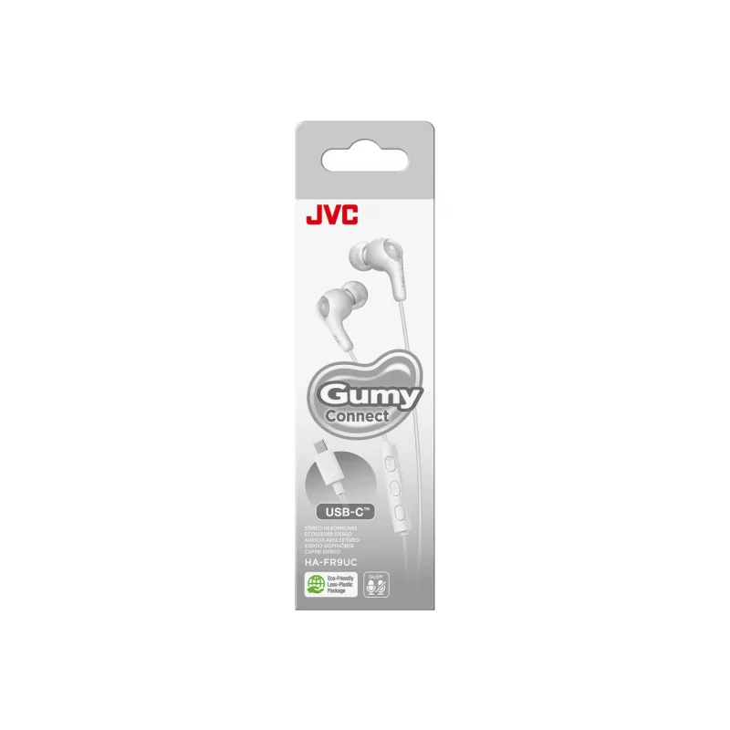 JVC HA-FR9UC headset káblový do uší hovory/hudba USB Type-C biela