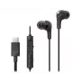 JVC HA-FR9UC slúchadlá do uší s káblom, USB-C, menič 9,2 mm, mikrofón a ovládanie na kábli, 1,2 m, čierne