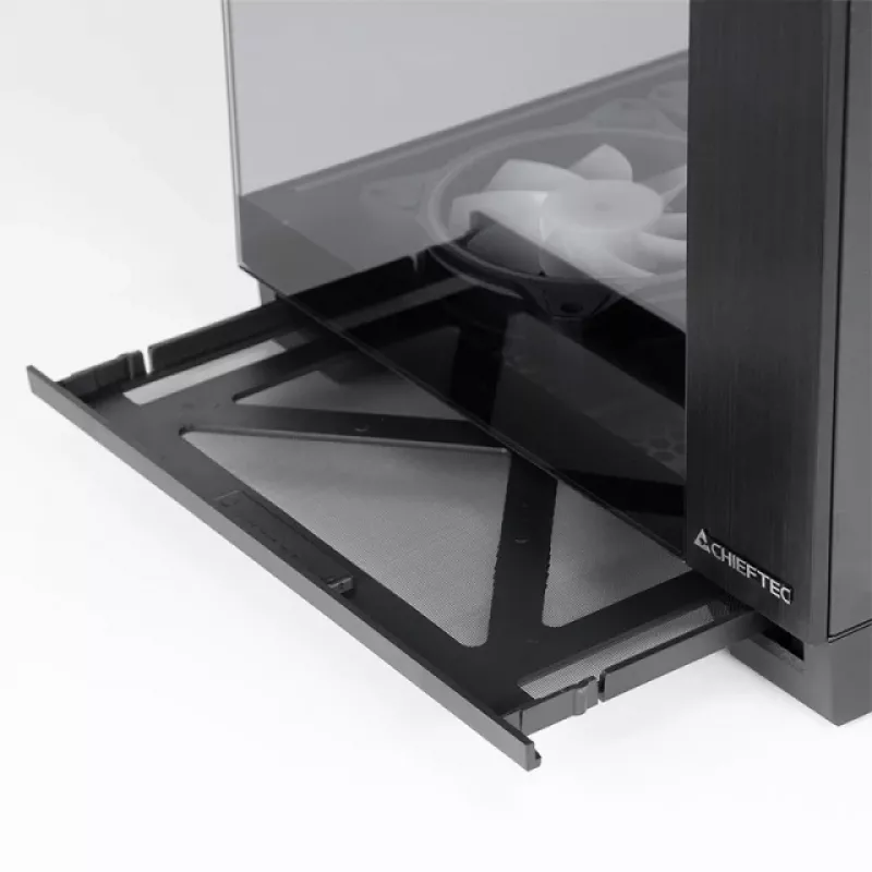 Chieftec Visio GM-30B-TG-OP čierna tempered glass x 2 cube čierna