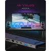 ICY BOX 11-in-1 cez USB Type-C, káblové, USB 3.2 Gen 1 (3.1 Gen 1) Type-C, 100 W, 3,5 mm, 10,100,1000 Mbit/s, antracitový, čierny