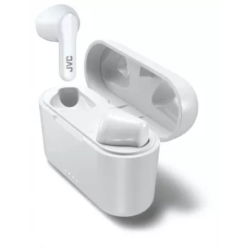 JVC TWS Stix biela, True Wireless Stereo (TWS), hovory/hudba, 20 - 20000 Hz, 8,2 g, headset, biela