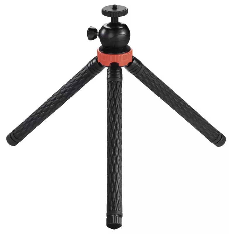 Hama Traveller Pro statív smartfón/akčná kamera 3 nohy čierna, červená