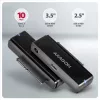 Axagon ADSA-FPX USB-C 10Gbps FAST PORT X adaptér pre 2,5 inch/3,5 inch SSD/HDD