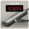 Axagon RVC-HI8KPD, USB-C -> HDMI 2.1 adaptér, 8K/60Hz, 4K/144Hz, HDR10+, PD100W