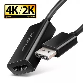Axagon RVD-HI20N DisplayPort -> HDMI 2.0b adaptér, 4K/60Hz