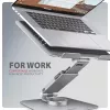 Axagon STND-LR hliníkový stojan s 360° otáčaním pre notebooky 10 inch–17,3 inch. Nastaviteľná výška a sklon.
