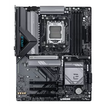 GIGABYTE B850 EAGLE WIFI6E základná doska - AMD Ryzen 9000 Series CPU, 8+2+2 fázové digitálne VRM, až do 8200MHz DDR5 (OC), 1xPCIe 5.0 + 2xPCIe 4.0 M.2, GbE LAN, WIFI 6E, USB 3.2 Gen 2