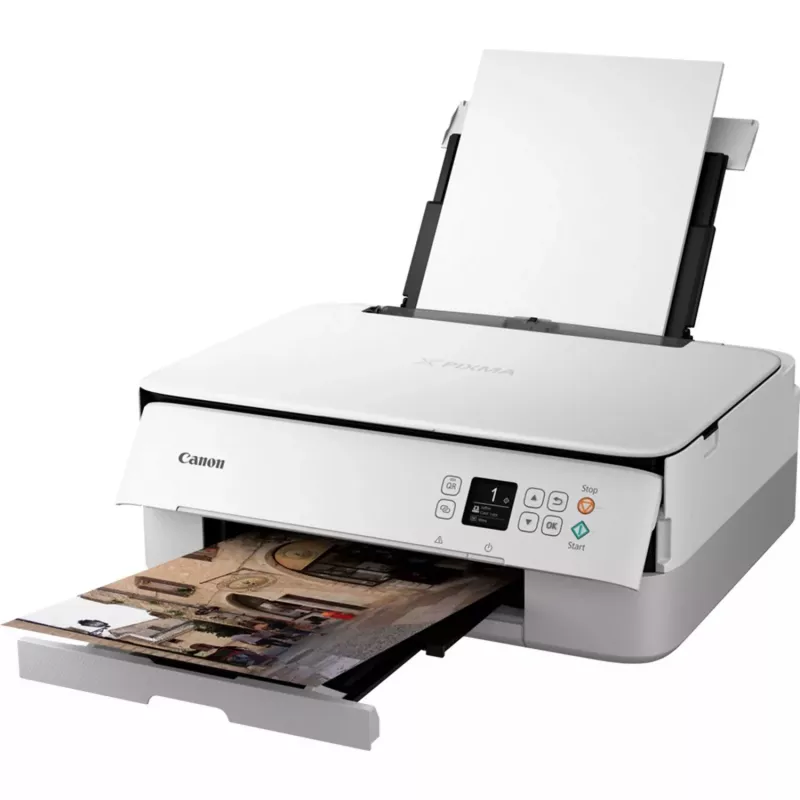 Canon PIXMA TS5351i 4462C106 farebná atramentová multifunkčná tlačiareň 3 v 1, A4, 4800 x 1200 DPI, Wi-Fi, obojstranná tlač, biela