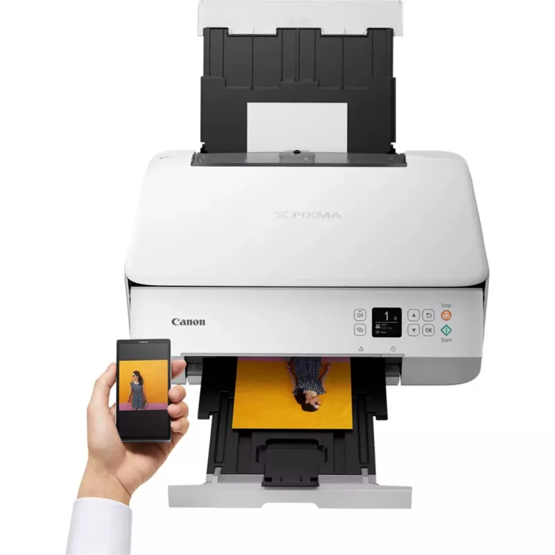 Canon PIXMA TS5351i 4462C106 farebná atramentová multifunkčná tlačiareň 3 v 1, A4, 4800 x 1200 DPI, Wi-Fi, obojstranná tlač, biela