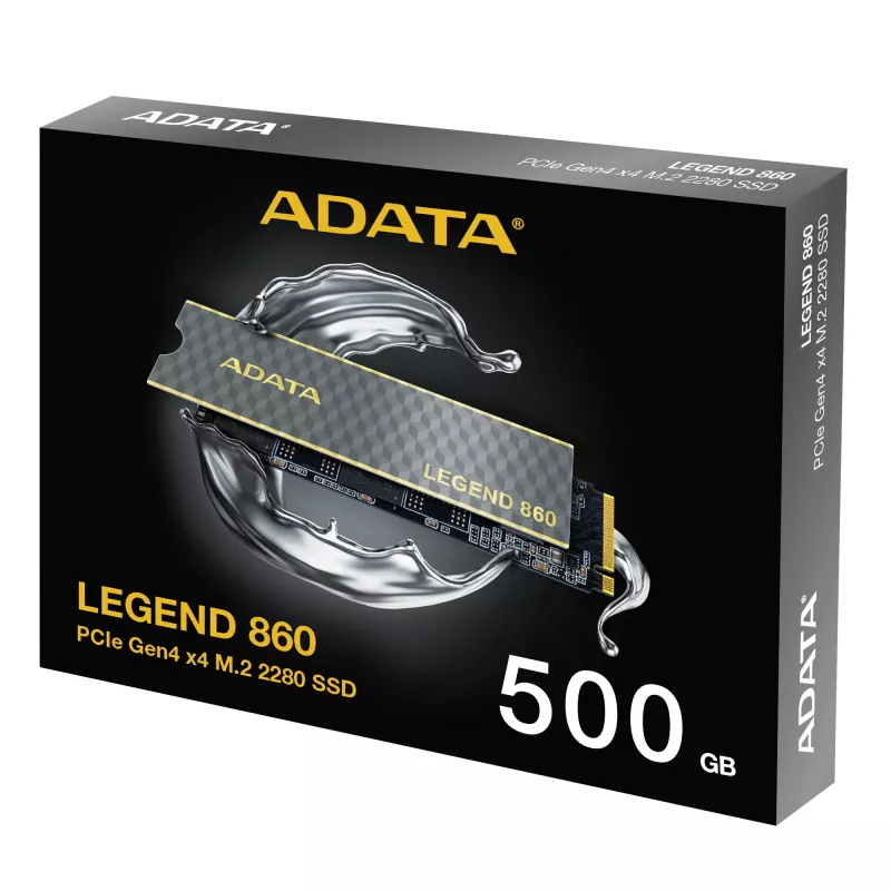 ADATA LEGEND 860 SLEG-860-500GCS interný solid-state disk 500 GB M.2 PCI Express 4.0 NVMe 3D NAND