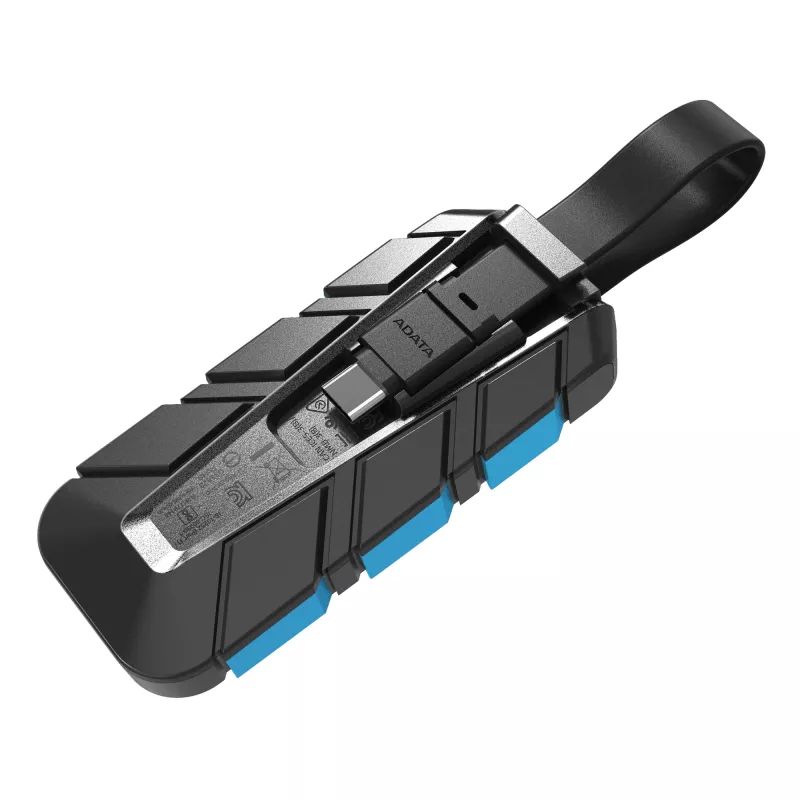 ADATA SC740 500 GB USB Type-C 3.2 Gen 2 (3.1 Gen 2) čierna, modrá