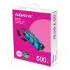 ADATA SC740 500 GB USB Type-C 3.2 Gen 2 (3.1 Gen 2) čierna, modrá