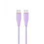 GEMBIRD USB Type-C Power Delivery (PD) 60W silikónový nabíjací a dátový kábel, 1,5 m fialová