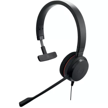 Jabra Evolve 20 Headset káblový s hlavovým mostom kancelária/call centrum USB Type-C / USB Type-A čierny