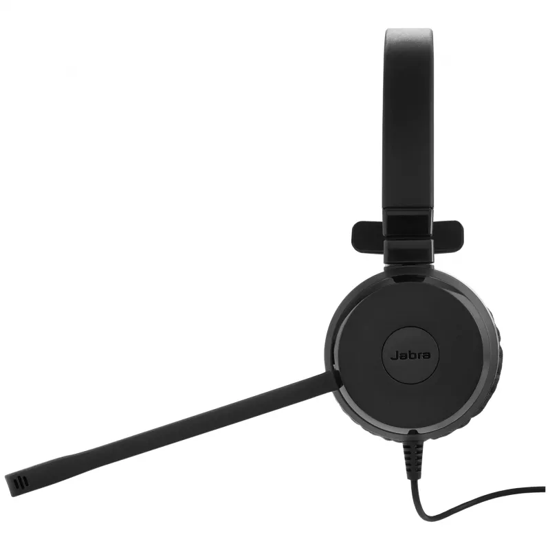 Jabra Evolve 20 SE Headset káblový s hlavovým mostom kancelária/call centrum USB Type-C / USB Type-A čierny