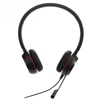 Jabra Evolve 20 SE Headset káblový s hlavovým mostom kancelária/call centrum USB Type-C / USB Type-A čierny