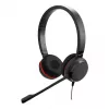 Jabra Evolve 20 SE Headset káblový s hlavovým mostom kancelária/call centrum USB Type-C / USB Type-A čierny