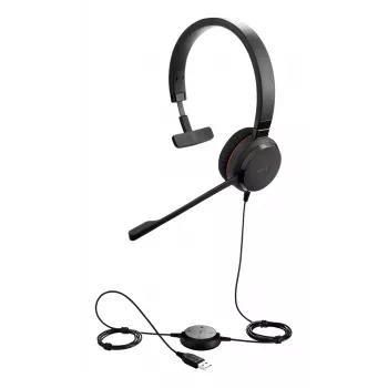 Jabra Evolve 30 II Headset káblový s hlavovým mostom kancelária/call centrum USB Type-C / USB Type-A čierny