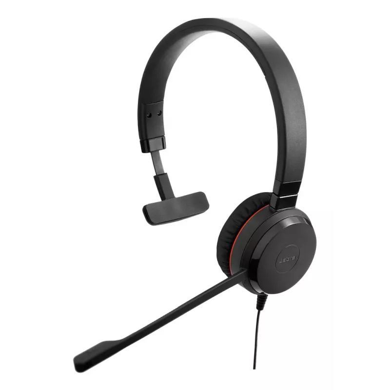 Jabra Evolve 30 II Headset káblový s hlavovým mostom kancelária/call centrum USB Type-C / USB Type-A čierny