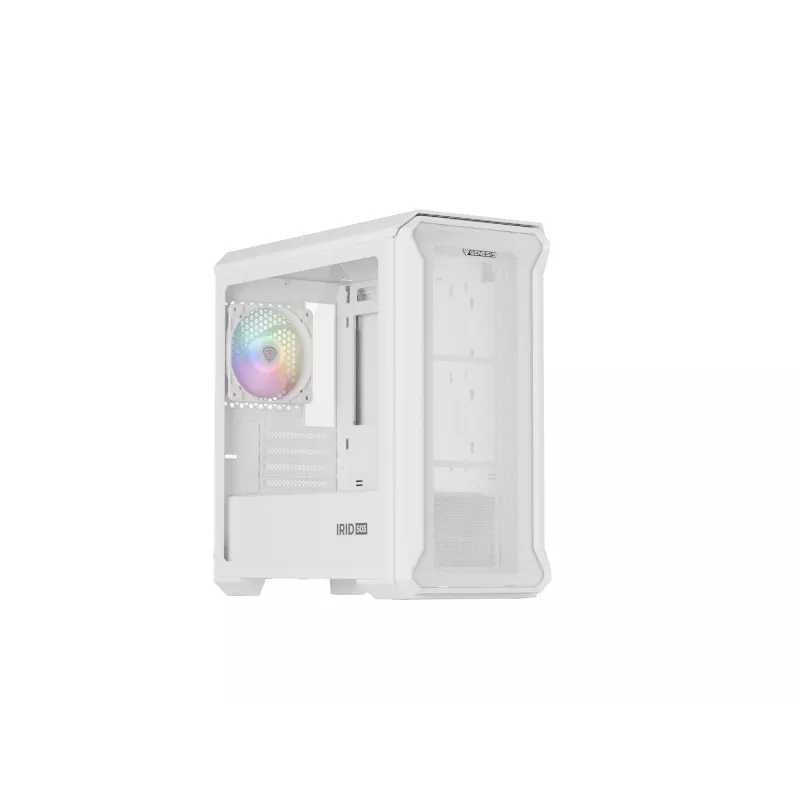GENESIS Irid 503 Mini Tower priehľadná, biela