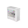GENESIS Irid 503 Mini Tower priehľadná, biela