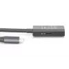 DIGITUS aktívny predlžovací USB-C kábel – 5G USB 3.2 Gen1 USB-C – USB-C (M/F) – 5 m