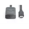 DIGITUS aktívny predlžovací USB-C kábel - 5G USB 3.2 Gen1 USB-C - USB-C (M/F) - 10 m