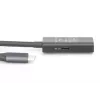 DIGITUS aktívny predlžovací USB-C kábel – 5G USB 3.2 Gen1 USB-C – USB-A (M/F) – 10 m