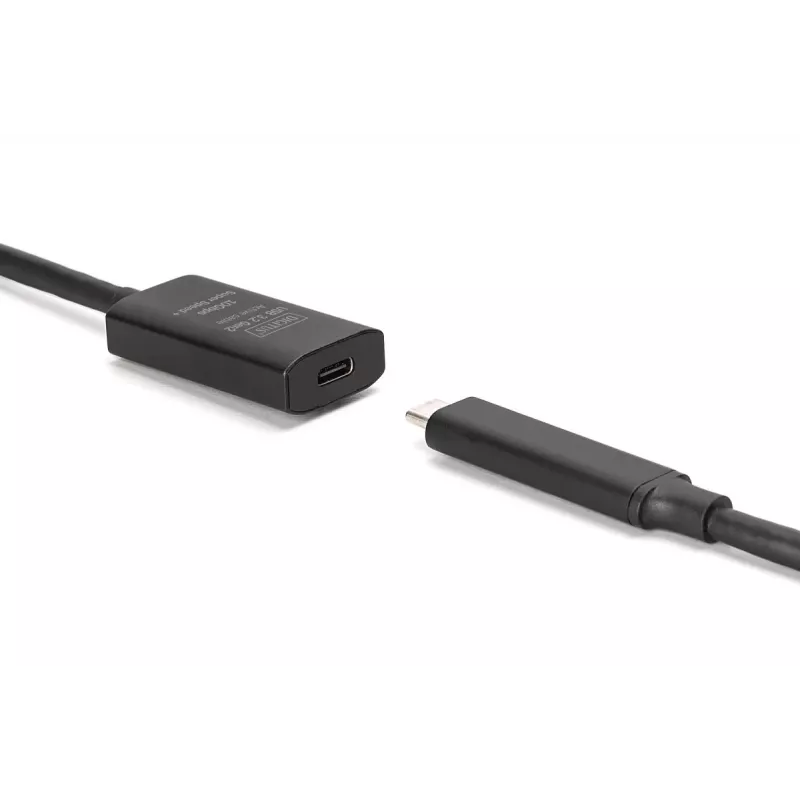 DIGITUS aktívny predlžovací USB-C kábel – 10G USB 3.2 Gen2 USB-C – USB-C (M/F) – 5 m